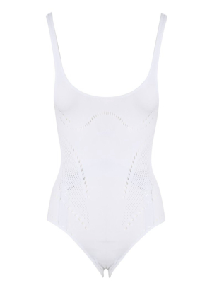 Stella Mccartney Perforated Detail Bodysuit