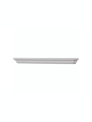 Mantels Direct Colton 72" Wood Mantel Shelf In White Paint.