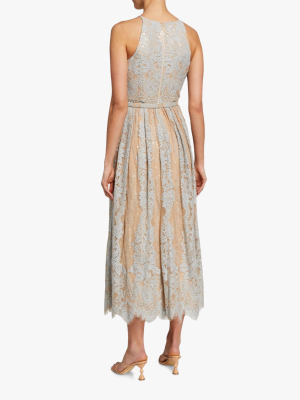 Lace Midi Cocktail Dress