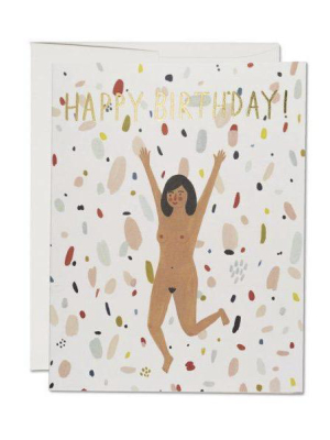 Red Cap Cards - Birthday Suit