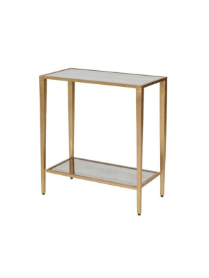 Joyce Side Table Gold Leaf