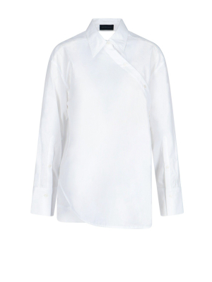 Eudon Choi Asymmetric Cut-out Shirt