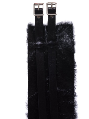 Shearling Neckpiece (192-950-40020-00099-black)