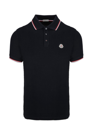 Moncler Logo Patch Polo Shirt