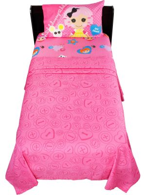 Twin Sheet Set Cute Buttons Bedding Sheets - Lalaloopsy..