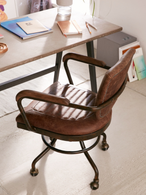 Foster Leather Desk Chair