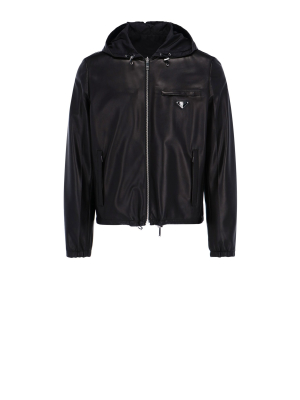 Prada Reversible Hooded Blouson Jacket