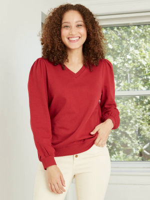 Women's Sweatshirt - Knox Rose™ Red