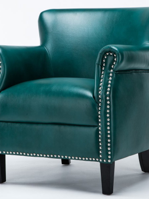 Holly Teal Green Club Chair - Comfort Pointe