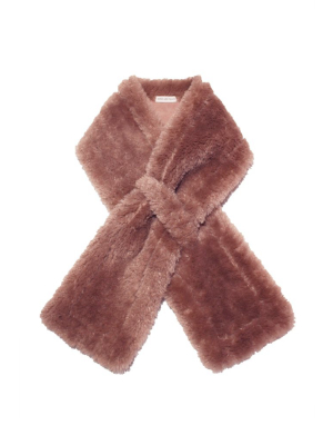 Faux Shearling Scarf