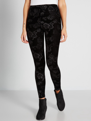 A Rush To Plush Velvet Leggings