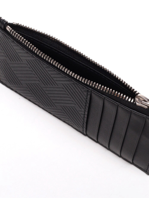 Bottega Veneta Debossed Zipped Cardholder