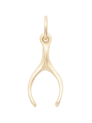 Wishbone Mini Charm