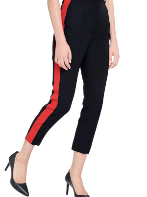 Alexander Mcqueen High Waist Side-panel Tailored Trousers