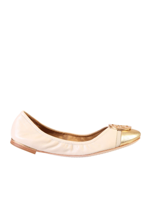 Tory Burch Minnie Cap Toe Ballerinas