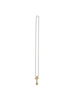 Key Charm Ball Chain Necklace