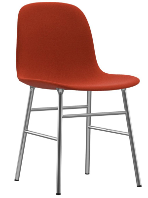 Form Chair: Chrome Upholstered