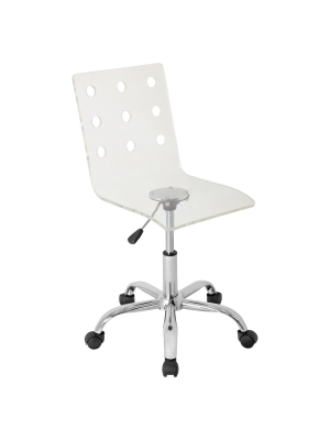 Swiss Acrylic Office Chair Clear - Lumisource