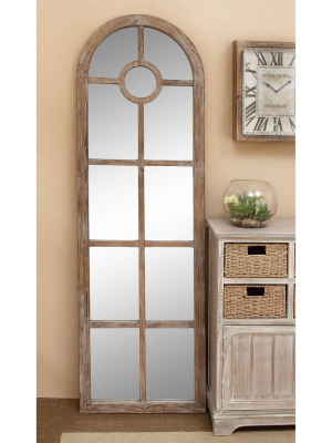 23" X 72" Large Distressed Wood Wall Mirror - Olivia & May