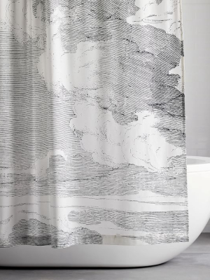 Organic Cloud Shower Curtain