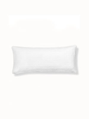 Matelassé Windowpane Pillow Cover