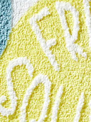 Fresh Squeezed Bath Rug Yellow - Skl Home