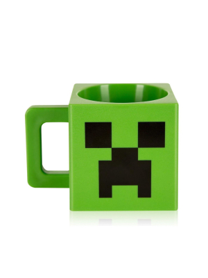 Jinx Inc. Minecraft Plastic Creeper Face Mug