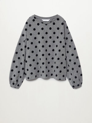 Polka-dot T-shirt