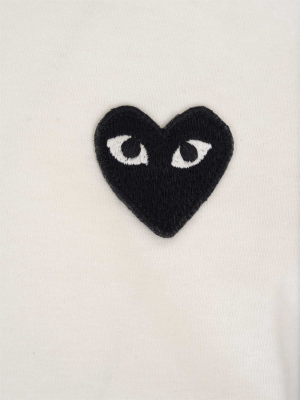 Comme Des Garçons Play Heart Embroidered T-shirt