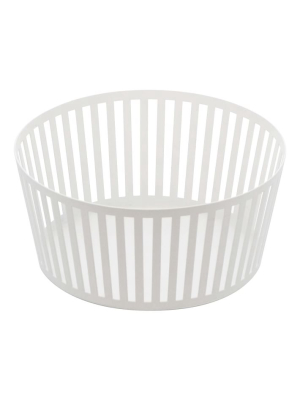 Tower Striped Steel Fruit Basket - Tall