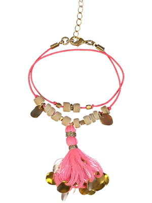 Louise Misha Ronda Bracelet, Pink