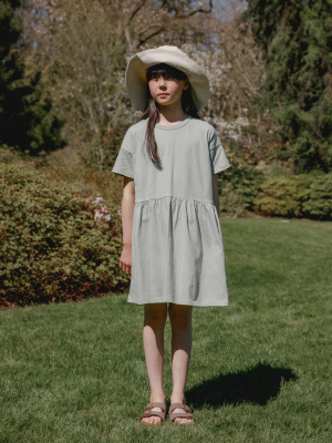 Martine T-shirt Dress - Green Tea