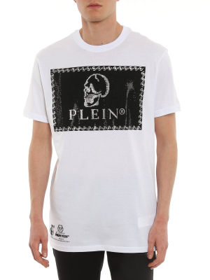 Philipp Plein Embellished Skull T-shirt