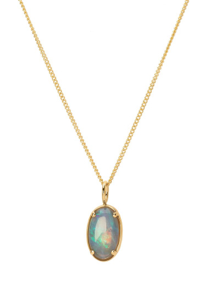 One Of A Kind Borealis Opal Pendant Necklace