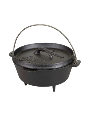 Stansport Preseasoned Cast Iron Dutch Oven With Legs