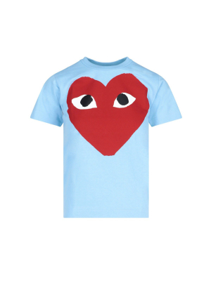 Comme Des Garçons Play Heart Print T-shirt