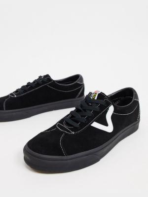 Vans Sport Sneakers In Black