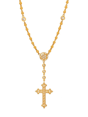 Rosary Cross Necklace