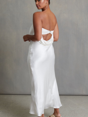 Moon Dance Strapless Dress - Ivory