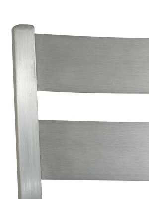 Delta Silver Aluminum Dining Chair