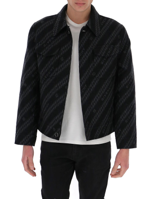 Givenchy Logo Print Jacket