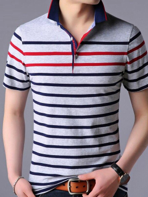 Pologize™ Classic Striped Polo Shirt