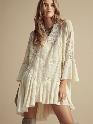 Layered In Lace Swing Dress