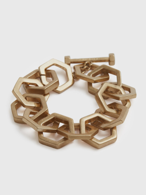 Hexlink Gold-tone Bracelet Hexlink Gold-tone Bracelet