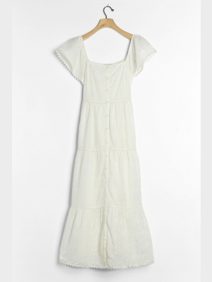 Livienne Eyelet Maxi Dress