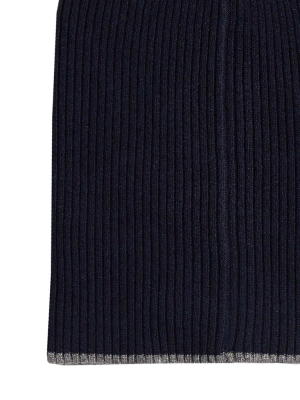 Brunello Cucinelli Contrast-trimmed Beanie