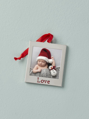 Love Photo Ornament