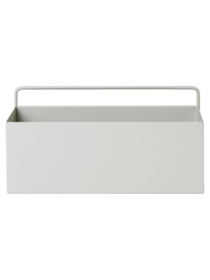 Rectangle Wall Box In Light Grey