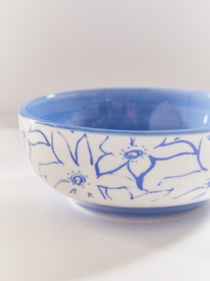 Floral Ceramic Bowl