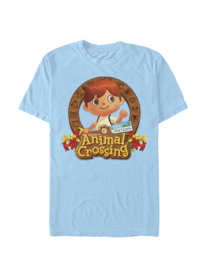 Men's Nintendo Animal Crossing New Horizons Frame T-shirt